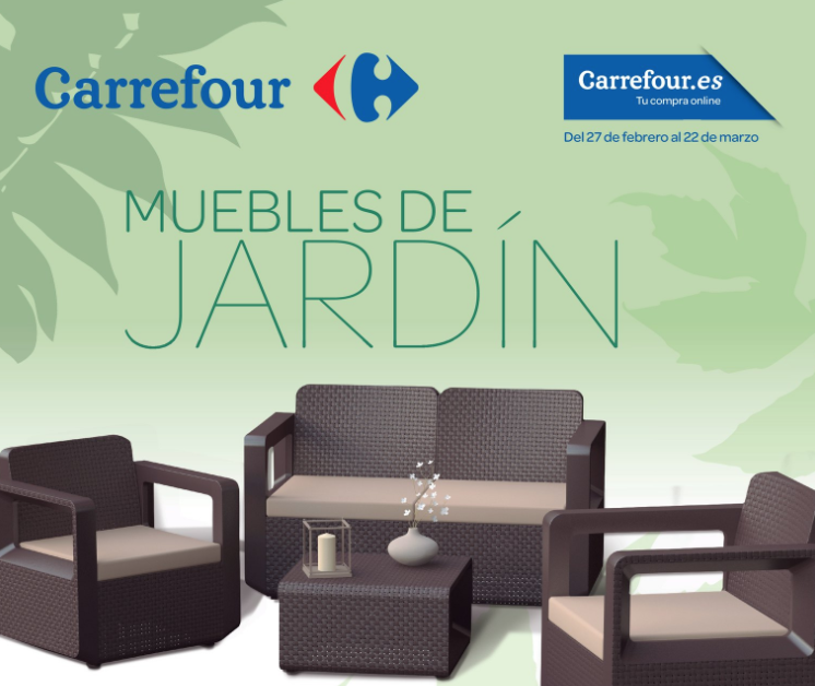 fiabilidad Moderar finalizando Especial muebles de jardín en Carrefour - CC Puerta de Alicante