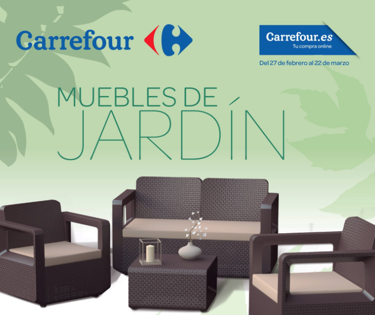 Especial muebles de jardín en Carrefour - de Alicante