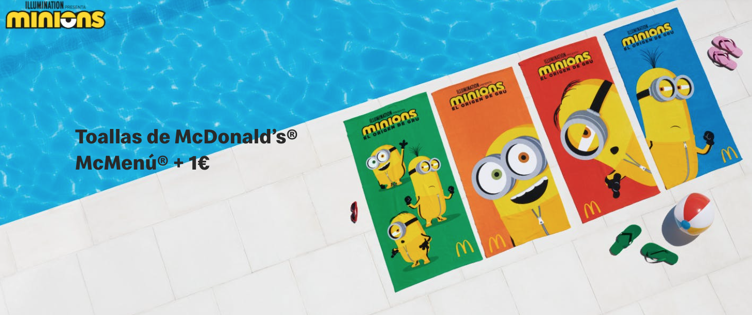 ¡Consigue tu toalla de McDonald’s con tu McMenú® +1€!